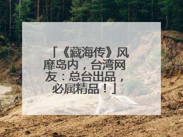 《藏海传》风靡岛内，台湾网友：总台出品，必属精品！