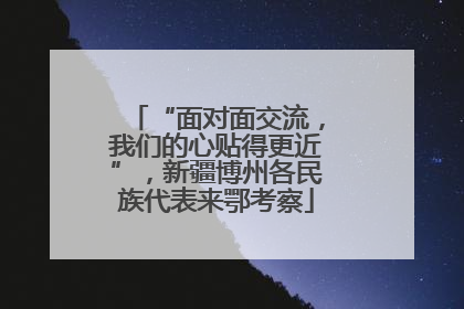 “面对面交流，我们的心贴得更近”，新疆博州各民族代表来鄂考察