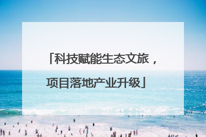 科技赋能生态文旅，项目落地产业升级