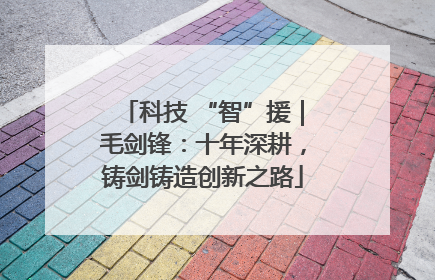 科技 “智”援｜毛剑锋：十年深耕，铸剑铸造创新之路
