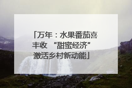 万年：水果番茄喜丰收 “甜蜜经济”激活乡村新动能