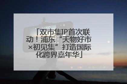 双市集IP首次联动！浦东“天物好市×初见集”打造国际化跨界嘉年华