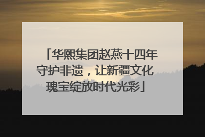 华熙集团赵燕十四年守护非遗，让新疆文化瑰宝绽放时代光彩
