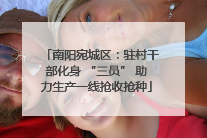 南阳宛城区：驻村干部化身 “三员” 助力生产一线抢收抢种