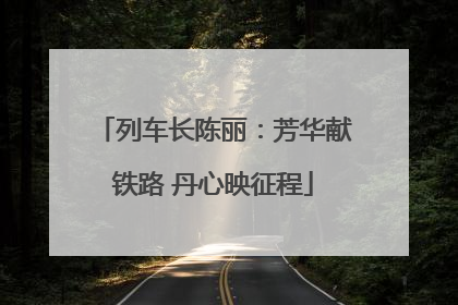 列车长陈丽：芳华献铁路 丹心映征程