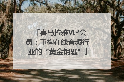 喜马拉雅VIP会员：重构在线音频行业的“黄金钥匙”
