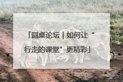 圆桌论坛｜如何让“行走的课堂”更精彩