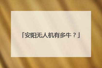 安阳无人机有多牛？