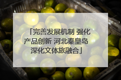 完善发展机制 强化产品创新 河北秦皇岛深化文体旅融合