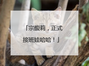 宗馥莉，正式接班娃哈哈！