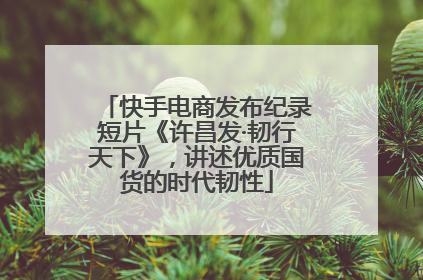 快手电商发布纪录短片《许昌发·韧行天下》，讲述优质国货的时代韧性