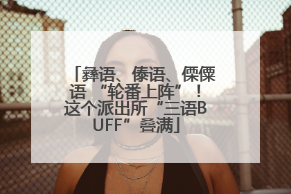 彝语、傣语、傈僳语 “轮番上阵”！这个派出所“三语BUFF”叠满