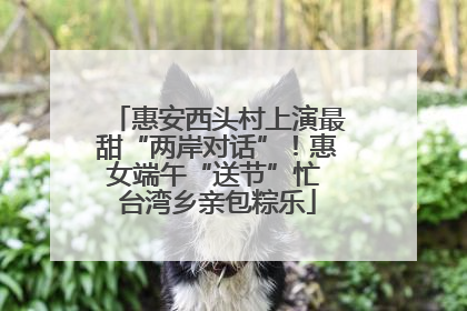 惠安西头村上演最甜“两岸对话”！惠女端午“送节”忙 台湾乡亲包粽乐