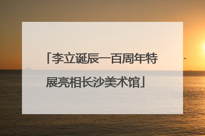 李立诞辰一百周年特展亮相长沙美术馆