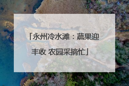 永州冷水滩：蔬果迎丰收 农园采摘忙