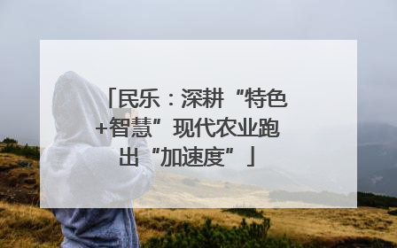 民乐：深耕“特色+智慧”现代农业跑出“加速度”
