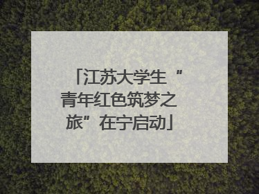 江苏大学生“青年红色筑梦之旅”在宁启动