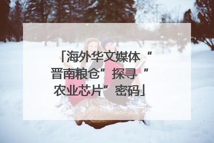 海外华文媒体“晋南粮仓”探寻“农业芯片”密码