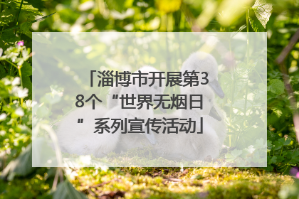 淄博市开展第38个“世界无烟日”系列宣传活动