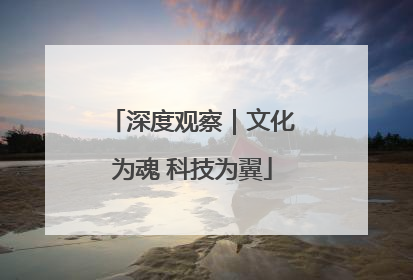 深度观察｜文化为魂 科技为翼