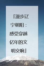 漫步辽宁朝阳：感受穿越亿年的文明交响