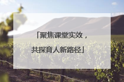 聚焦课堂实效，共探育人新路径