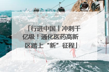 行进中国丨冲刺千亿级！通化医药高新区踏上“新”征程