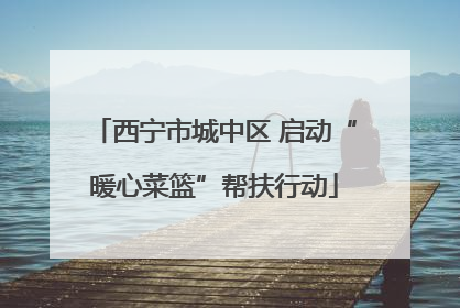 西宁市城中区 启动“暖心菜篮”帮扶行动