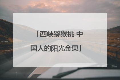 西峡猕猴桃 中国人的阳光金果