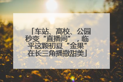 车站、高校、公园秒变“直播间”，临平这颗初夏“金果”在长三角播撒甜美