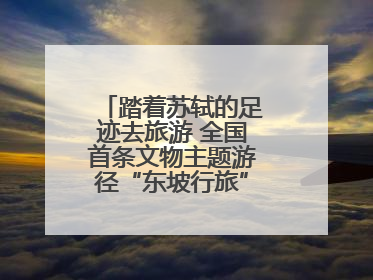 踏着苏轼的足迹去旅游 全国首条文物主题游径“东坡行旅”首期建设上新