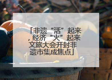 非遗“活”起来，经济“火”起来 文旅大会开封非遗市集成焦点