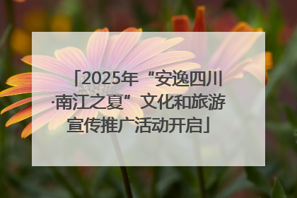 2025年“安逸四川·南江之夏”文化和旅游宣传推广活动开启