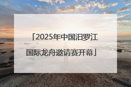 2025年中国汨罗江国际龙舟邀请赛开幕